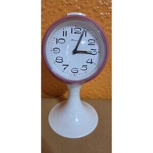 Vintage BLESSING alarm Clock Tulip foot Space Age mid-century West Germany 70s